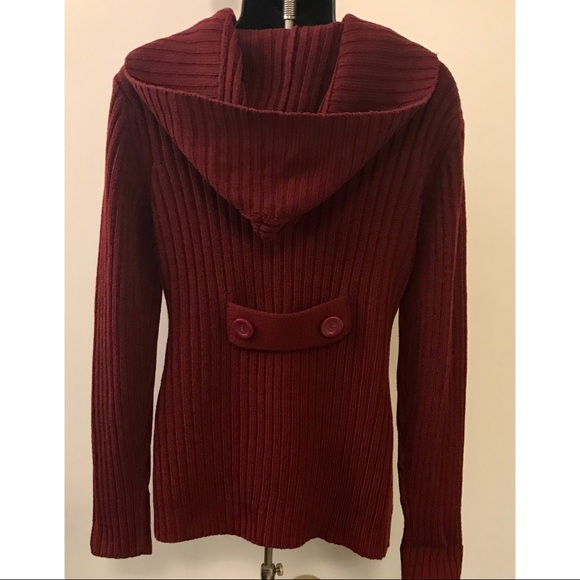 Carol Rose Women's size S hooded cardigan sweater - Picture 5 of 7